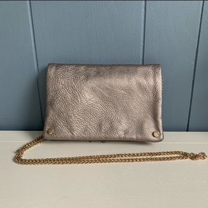 Gold crossbody purse